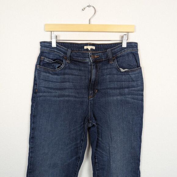 Eileen Fisher Organic Cotton Medium Wash Denim Straight Leg Jeans Size 10 - Picture 4 of 8